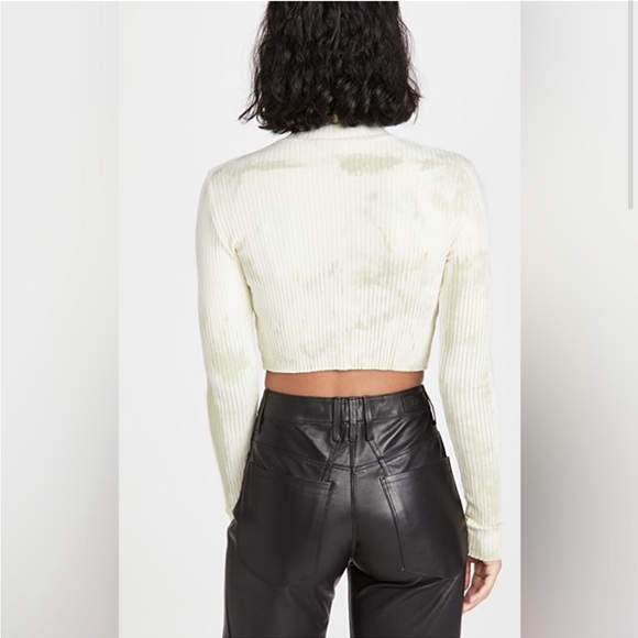 NWT Cotton Citizen Ibiza Turtleneck in Buttercream Splatter - Picture 3 of 4